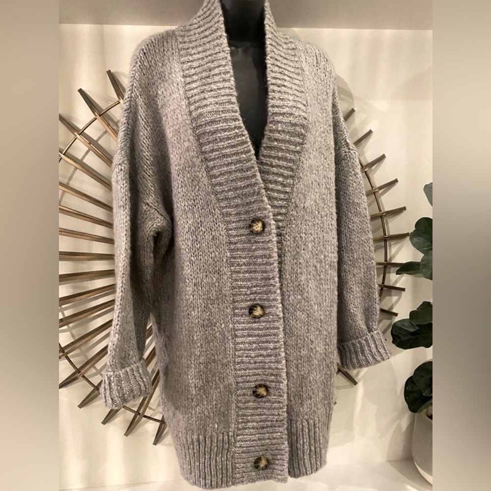 Zara oversized sweater cardigan